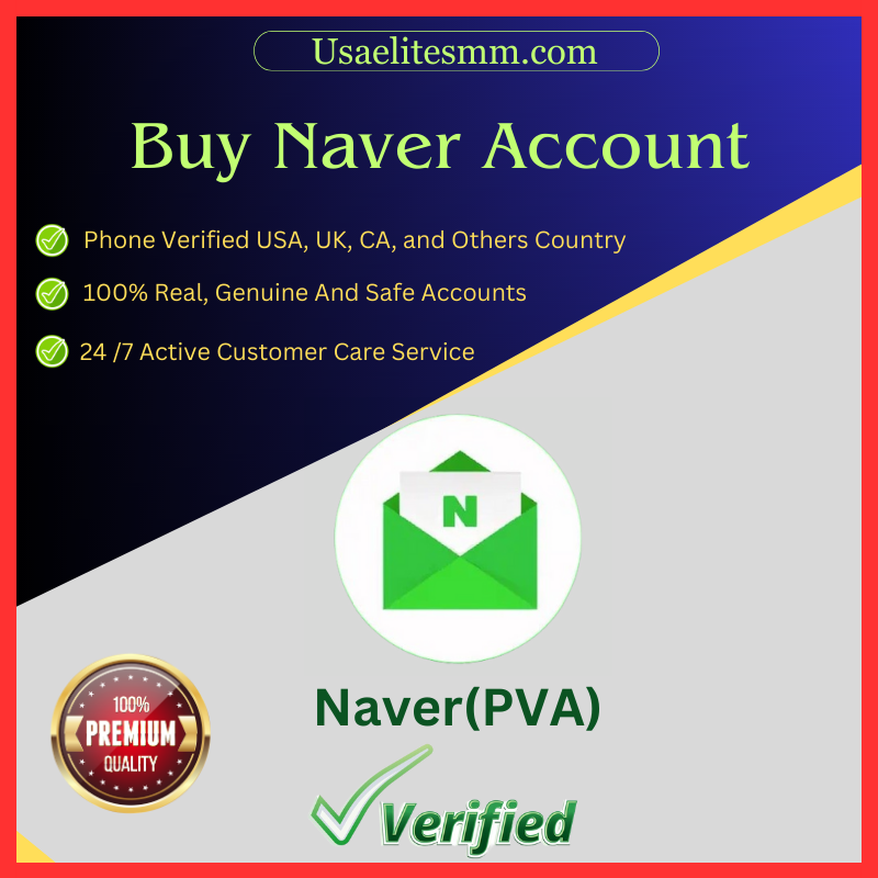 Buy Naver Accounts - 100% Safe and Phone Verified