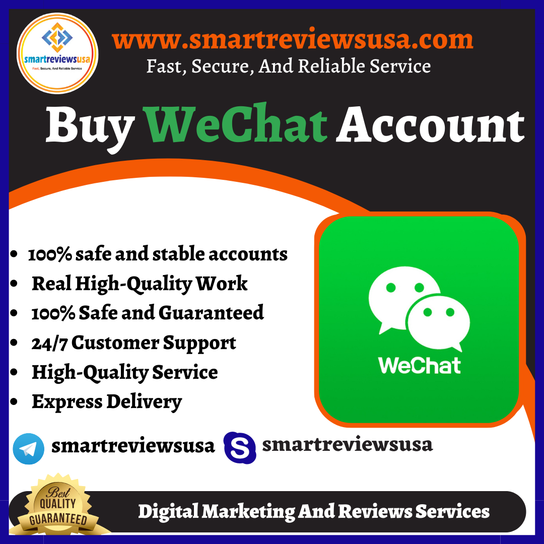Buy WeChat Account | 100% Safe Best Quality & Low Price