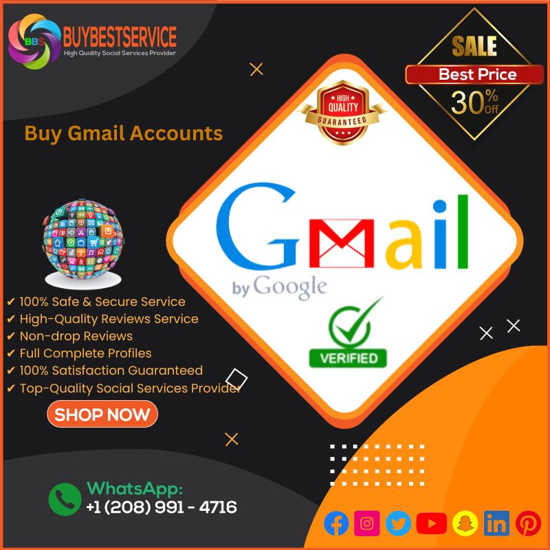 Buy Gmail Accounts - 100% New/Old USA Verified Gmail