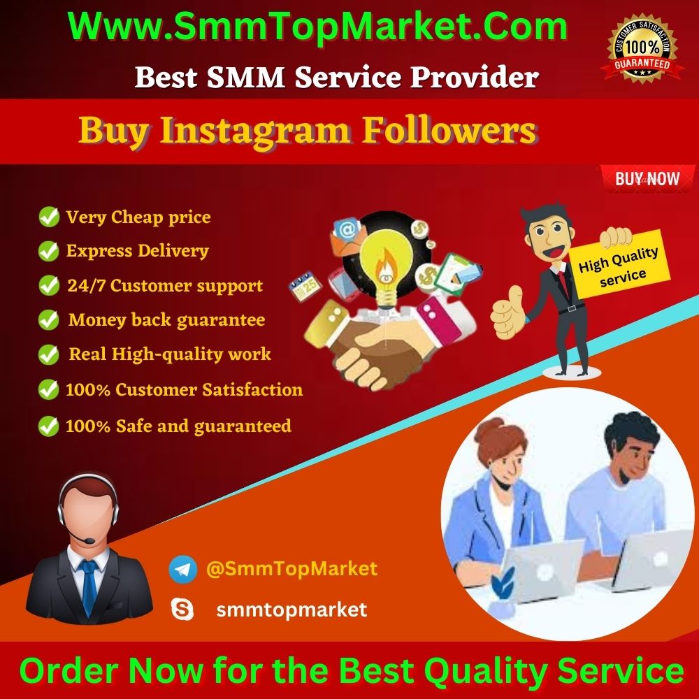 Buy Instagram Followers - SmmTopMarket