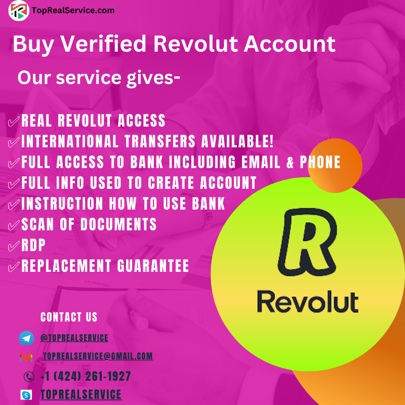 Buy Verified Revolut Account - 100% KYC Revolut Account