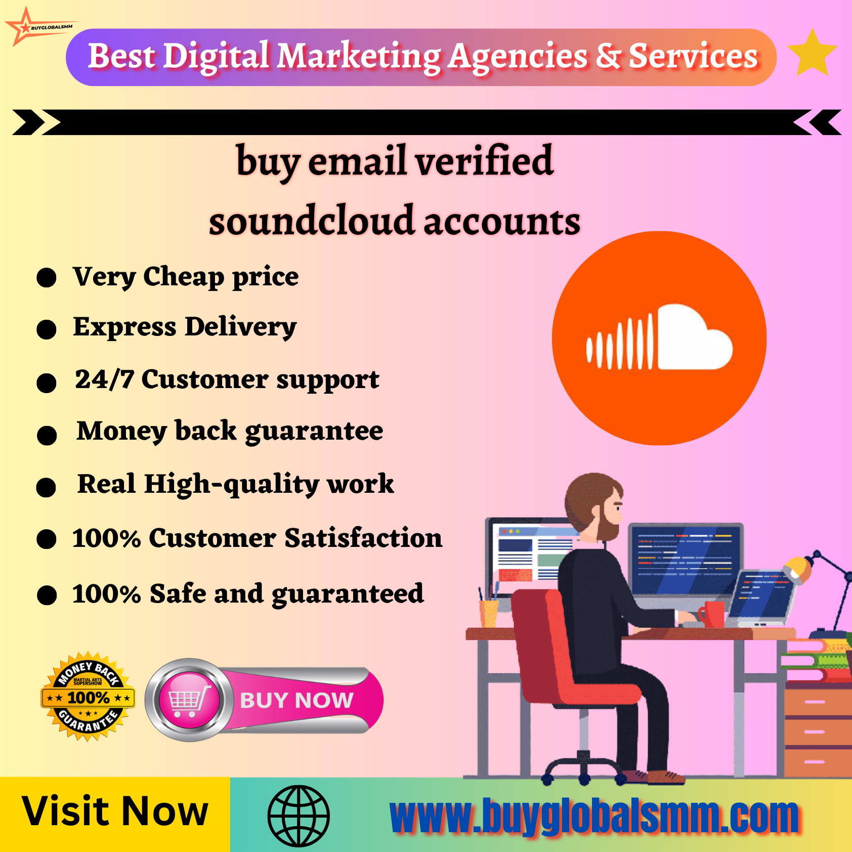 buy email verified soundcloud accounts -