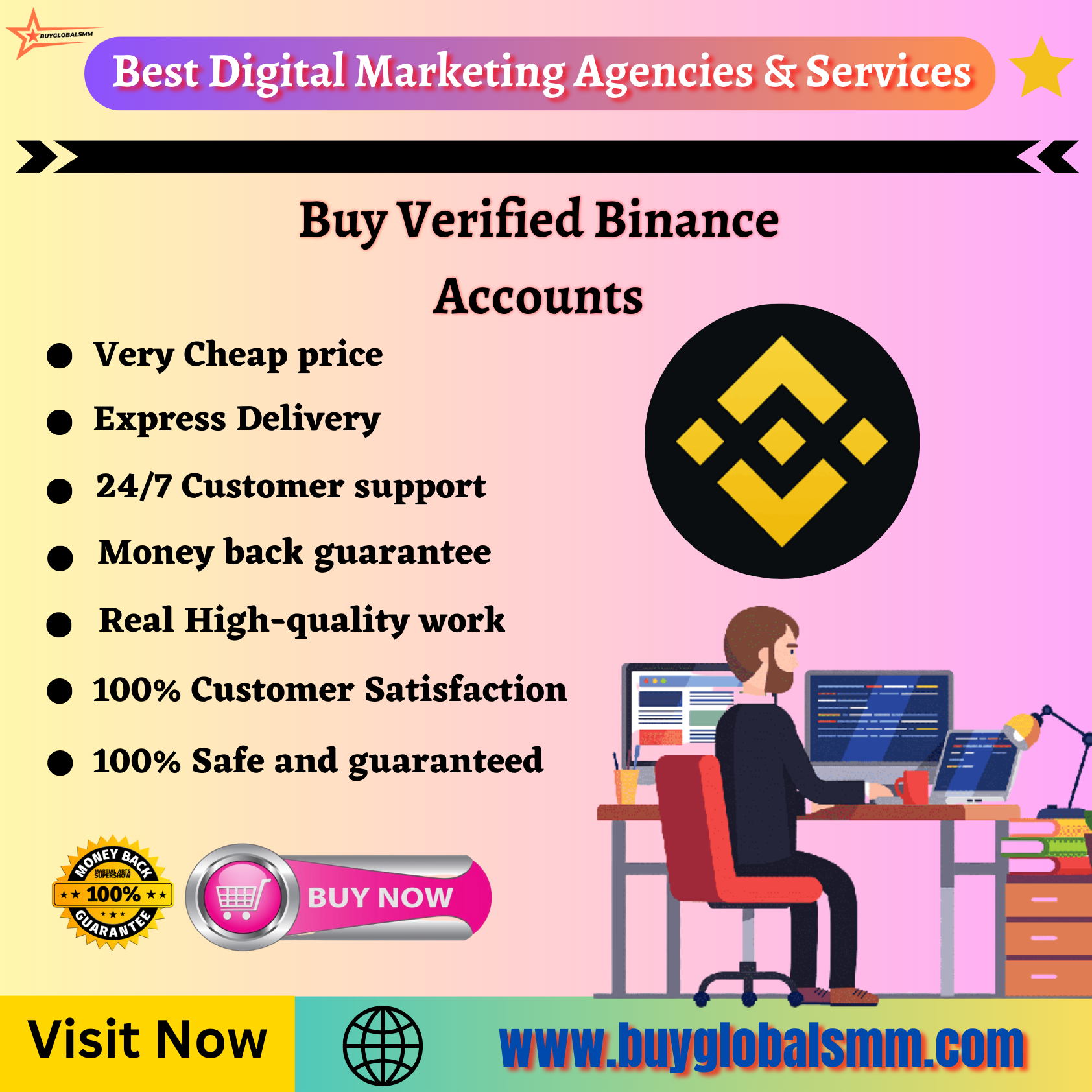 Buy Verified Binance Accounts-100% Fully Verified & cheap...